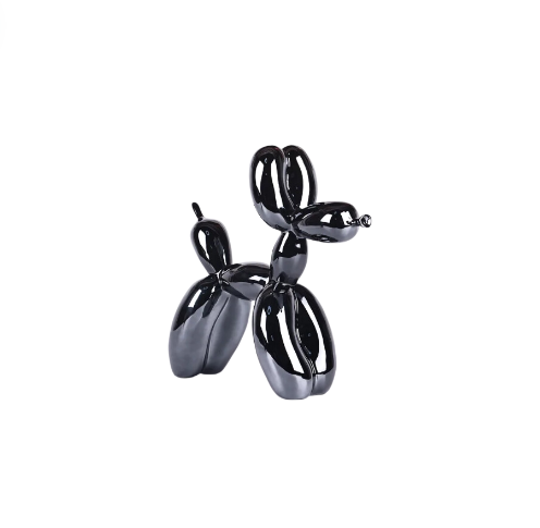 Balloon Dog by Lena Russo _ Electroplated black