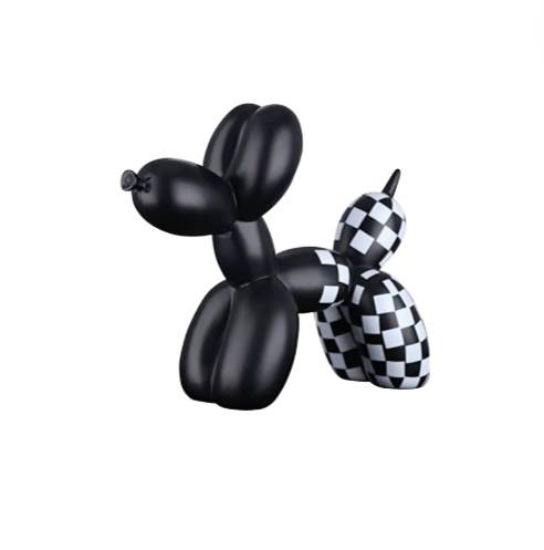 Balloon Dog by Lena Russo _b&w