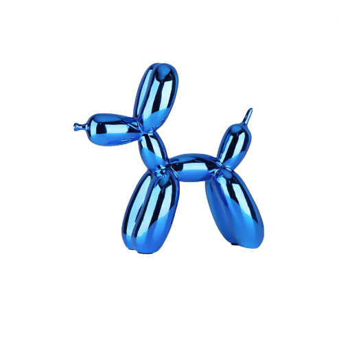 Balloon Dog by_  Lena Russo Blue