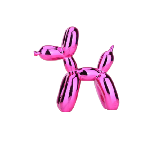 Balloon Dog by Lena Russo_ Electroplated rose