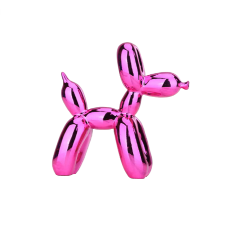 Balloon Dog by Lena Russo_ Electroplated rose