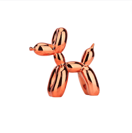 Balloon Dog by Lena Russo _ Electroplated orange