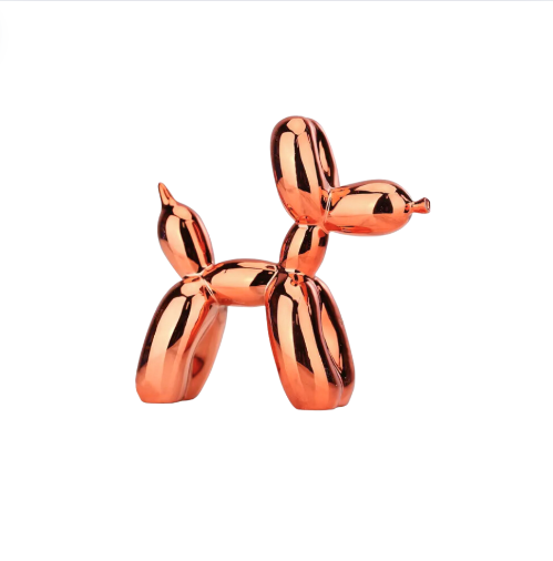 Balloon Dog by Lena Russo _ Electroplated orange