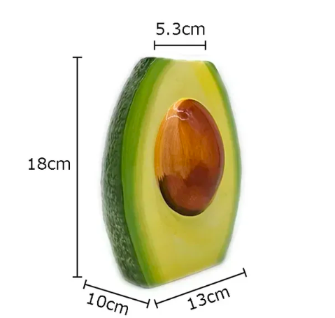 Realistic Avocado Flower Vase by Jian Huang