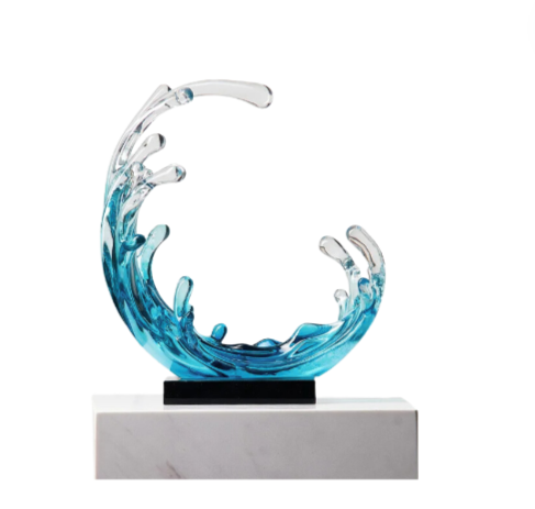 Ocean Wave Sculpture by Aaron Levy-Nowak