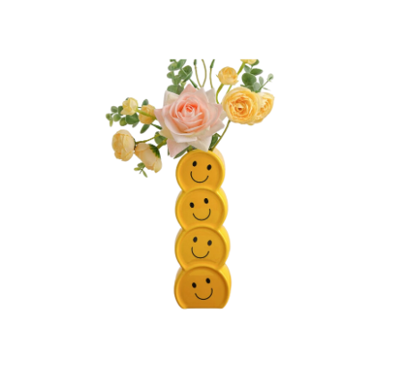 Smiley Stack Vase by Jian Huang