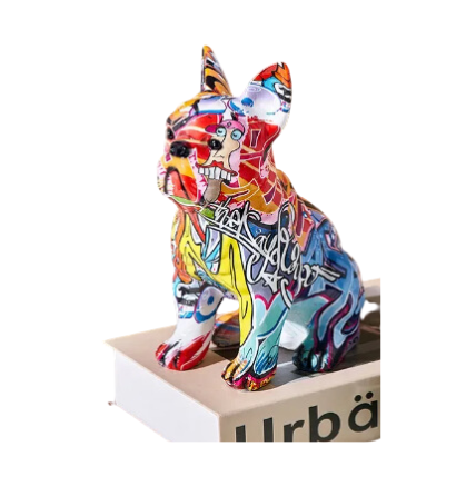 Dog Statue by Nikolai Volkov_ French Bulldog