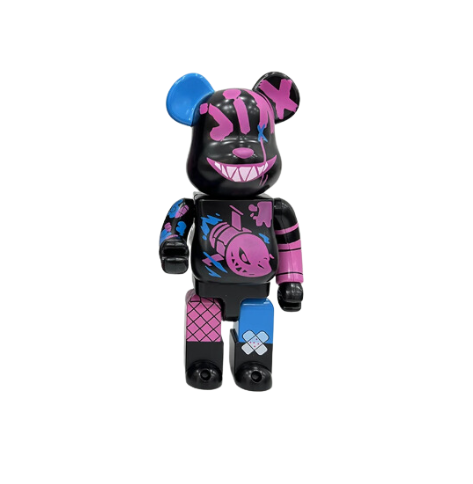 Bear Statues by Ethan Goldstein _ black_pink_blue