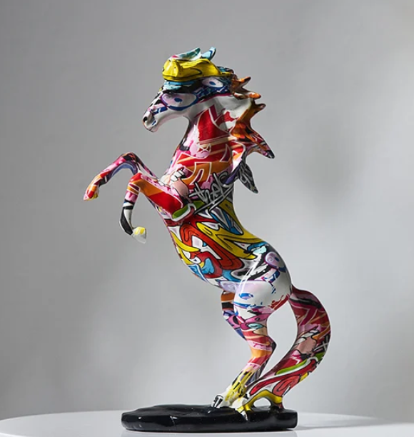 Dynamic Graffiti Horse by Max Turner