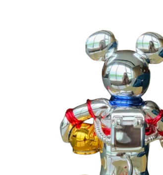 Disney Space Crew Mickey Mouse Figure by Gabriel Leclerc